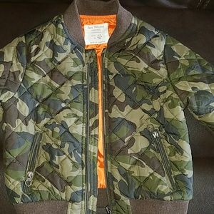 Zara boy's camo jacket